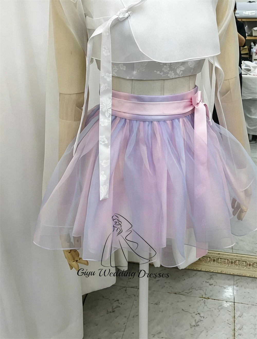 Modern Korean Lifestyle - Giyu Koreański Nowoczesny Hanbok Damski 2-częściowy